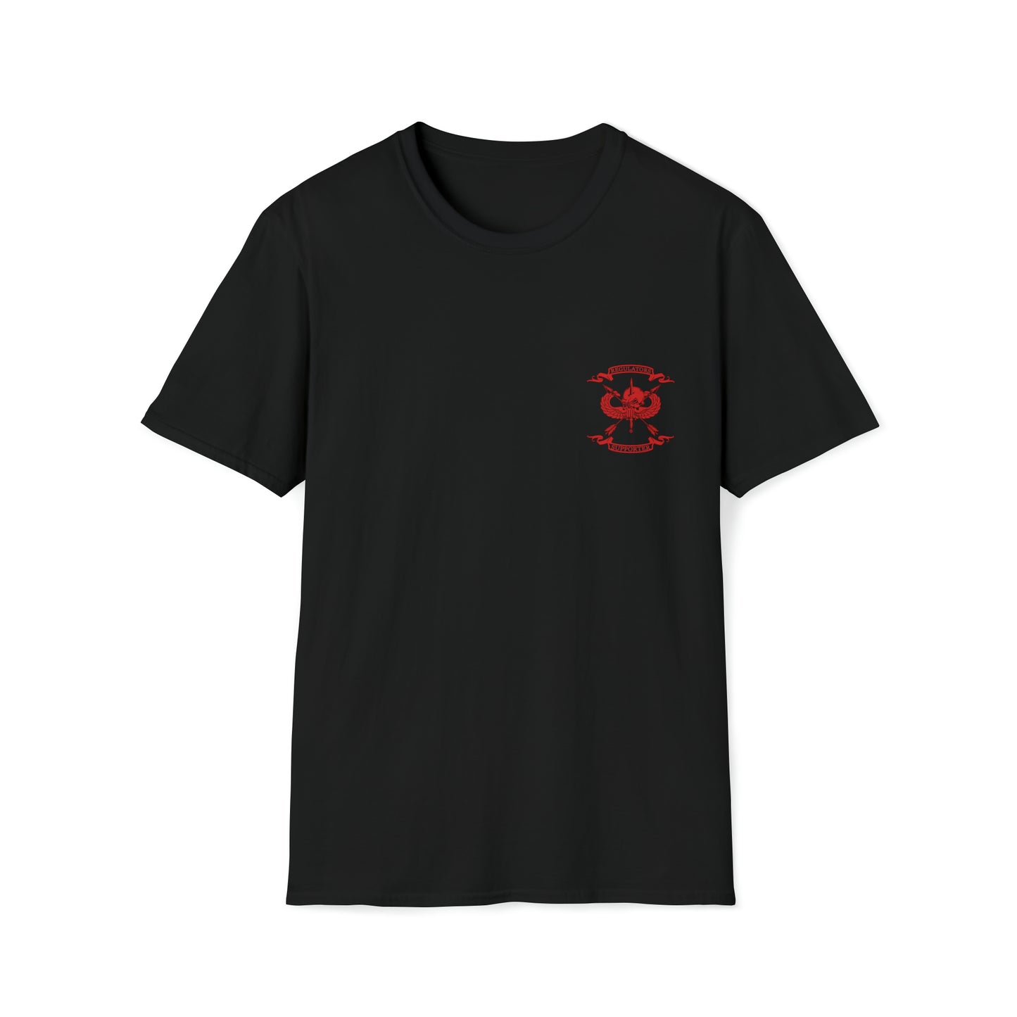 Ladies Supporter Softstyle Black/Red